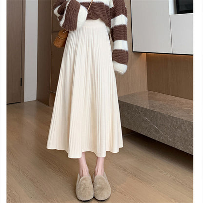 Jupe maxi plissée pour femmes Chic & Stil