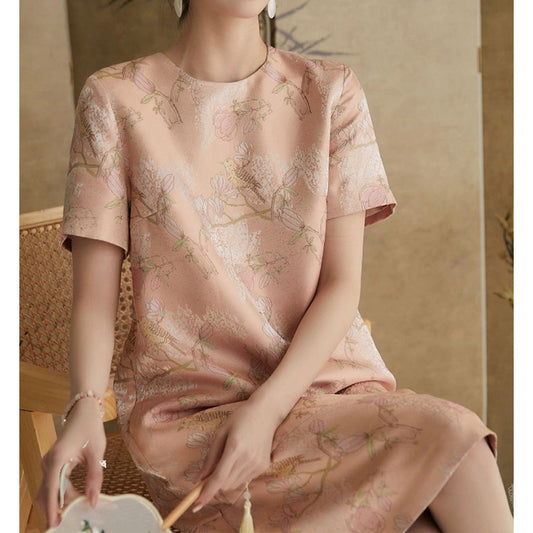 Robe maxi élégante à imprimé floral Chic und Stil