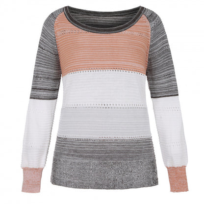 Pull en tricot léger à rayures pour femmes Chic und Stil