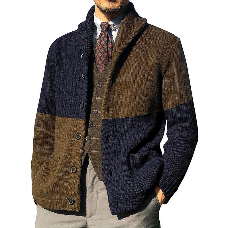 Veste élégante pour hommes avec col montant et détails en bouton Chic und Stil