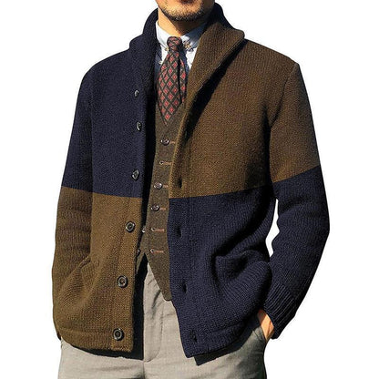 Veste élégante pour hommes avec col montant et détails en bouton Chic und Stil