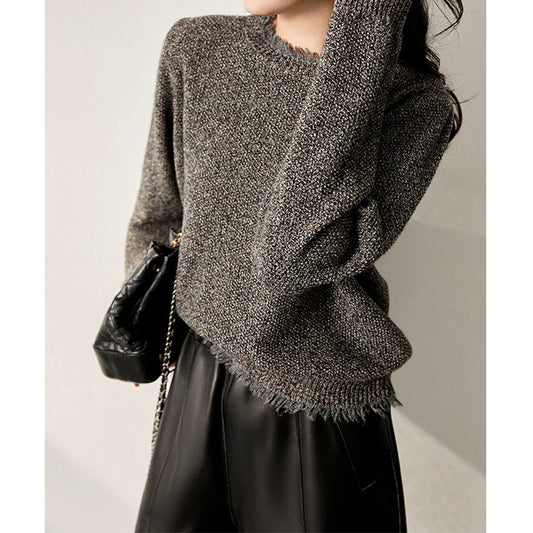 Pull en tricot texturé pour femmes Chic und Stil