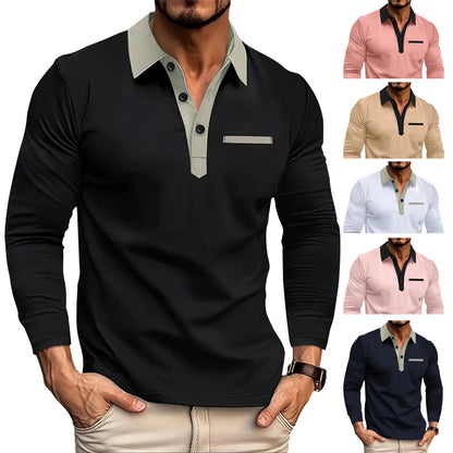 Chemise polo homme avec col moderne et poche poitrine pratique Chic und Stil