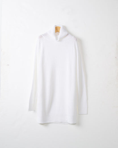 Dames Pull-over à col roulé douillet en tricot doux Chic und Stil