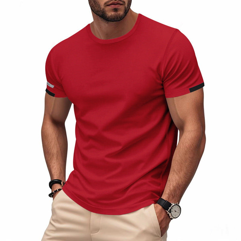 T-shirt fonctionnel sportif pour hommes en matériau mesh respirant Chic und Stil