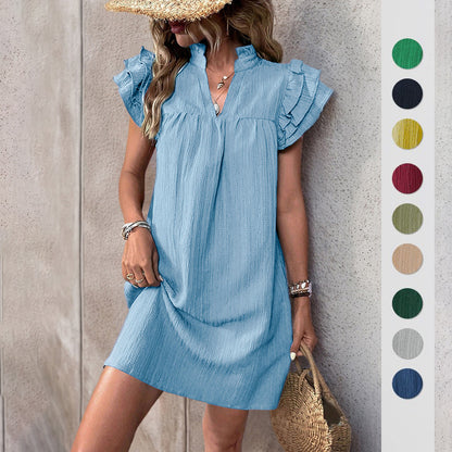 Robes Mini femme à volants fluides Chic und Stil