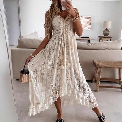 Robe maxi en dentelle Chic und Stil pour dames