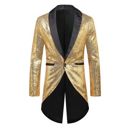 Blazer en sequins élégant pour hommes avec détails luxueux Chic und Stil