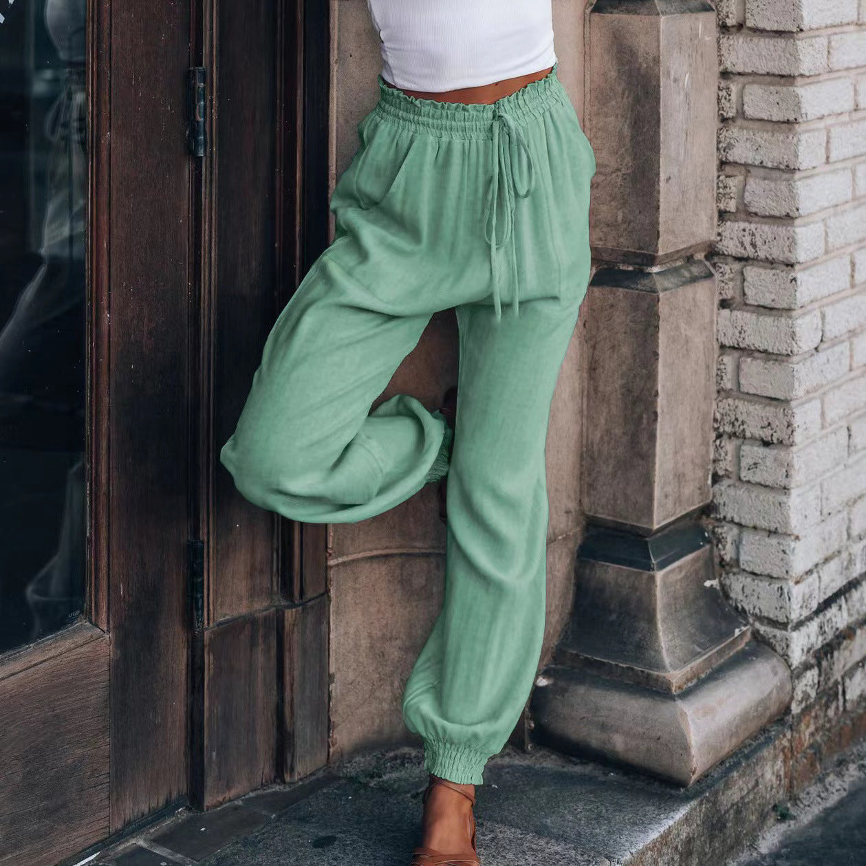 Ladies Comfortable and Elegant Leisure Pants Chic and Style