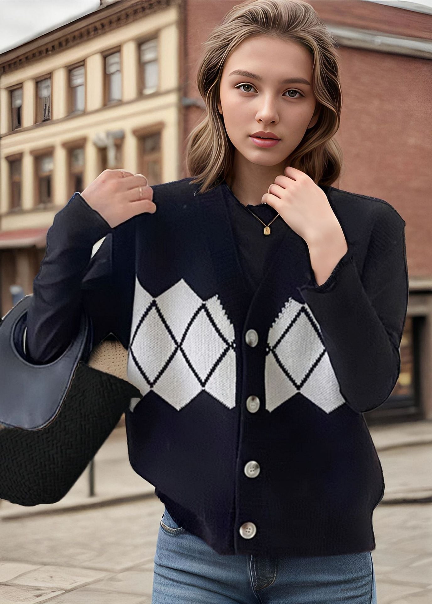 Dames gilet Chic und Stil