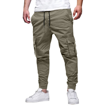 Casual cargo pants for men with elastic waistband and practical pockets Chic und Stil