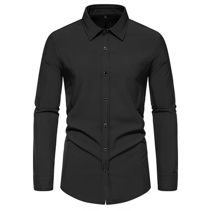 Chemise à manches longues tendance pour hommes avec une coupe élégante Chic und Stil