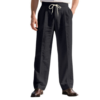 Elegant travel pants for men with adjustable drawstring and breathable fabric Chic und Stil
