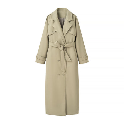 Women's trench coat with double breasted and practical belt Chic and Style