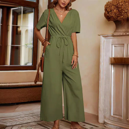 Combinaison décontractée pour femmes taille haute avec poches pratiques Chic und Stil
