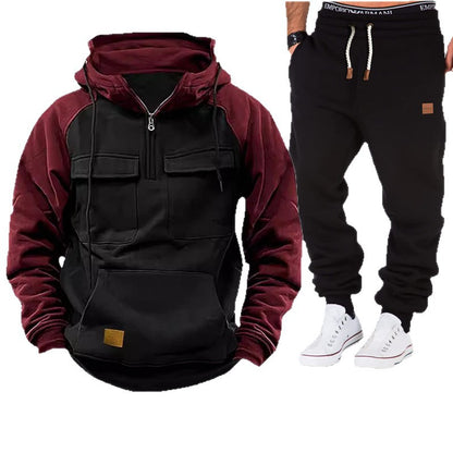 Functional sweater for men with practical pockets Chic and Style