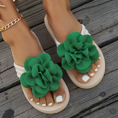 Sandales pour femmes avec accent floral Chic und Stil