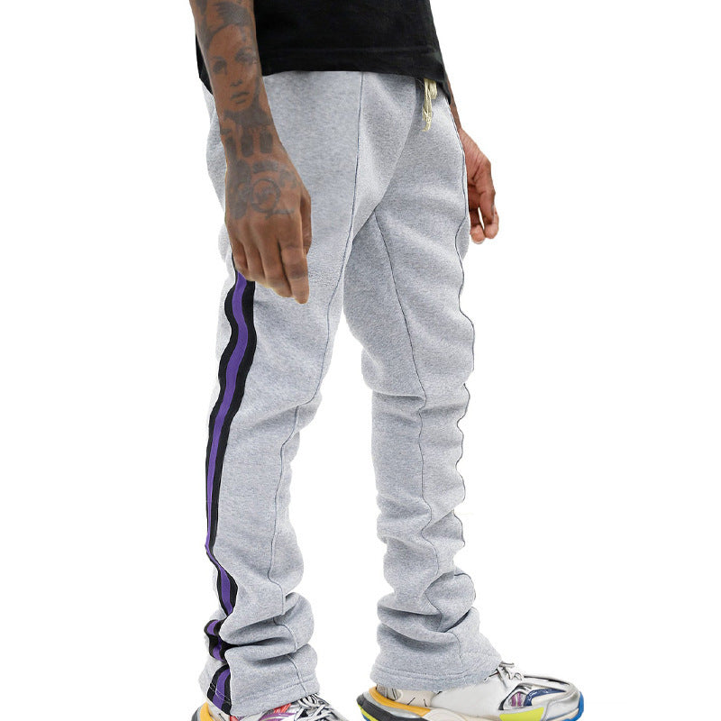 Pantalons de sport pour hommes avec taille élastique et poches latérales pratiques Chic und Stil