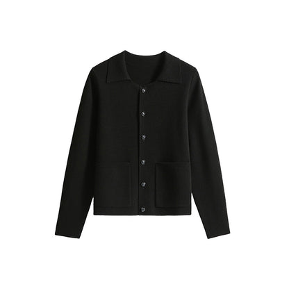 Cardigan en maille élégant pour femme avec accents de boutons Chic und Stil