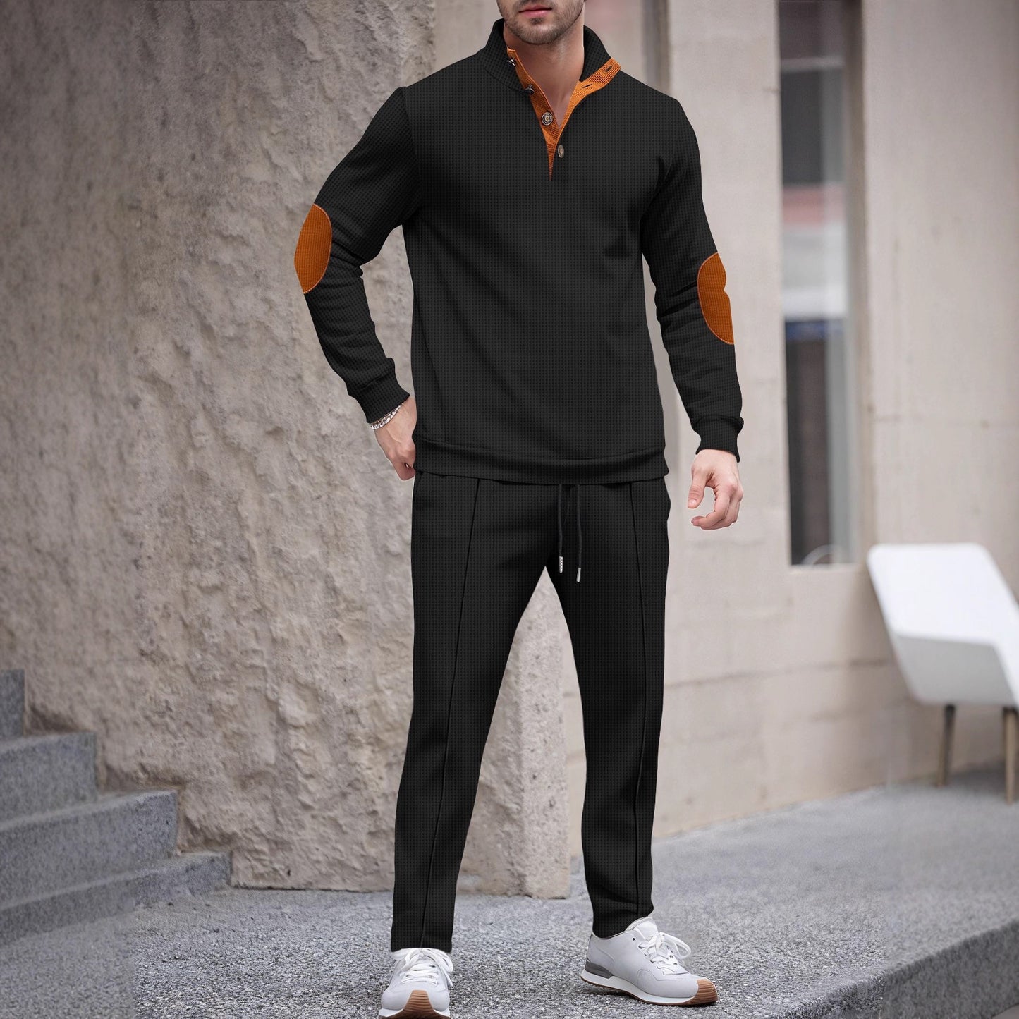 Costume de sport pour hommes avec coupe moderne et détails contrastés élégants Chic und Stil