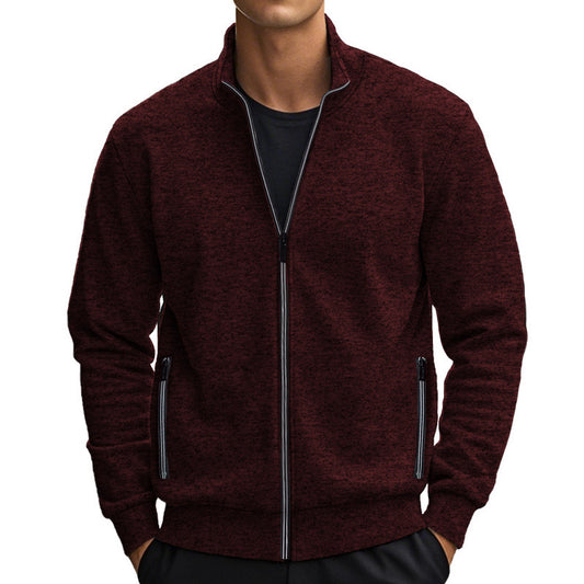 Veste de loisirs sportive pour homme avec col montant et poches zippées Chic und Stil