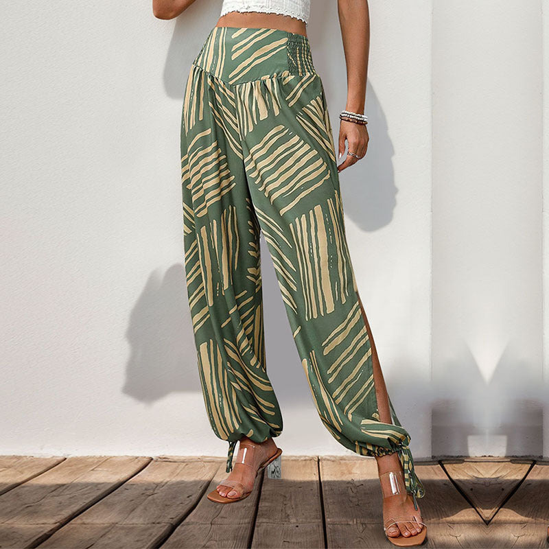 Women Boho Wide Leg Pants Chic and Style
