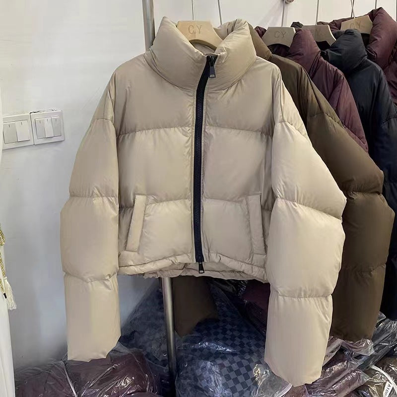 Dames courte veste fonctionnelle matelassée avec col haut et poches latérales Chic und Stil