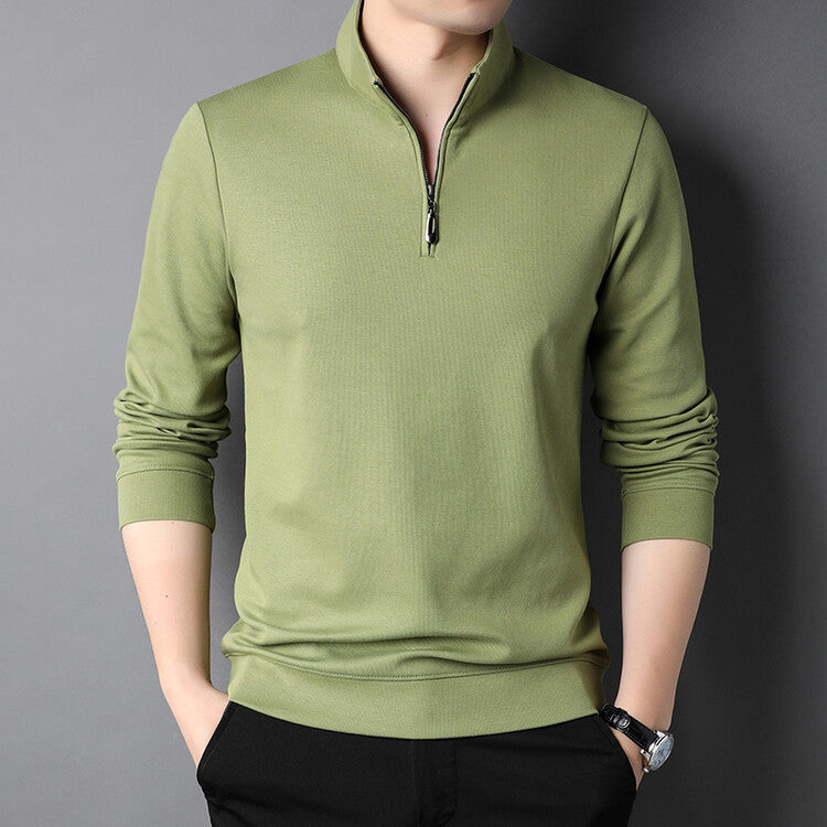 Men's turtleneck pullover with zipper Chic und Stil