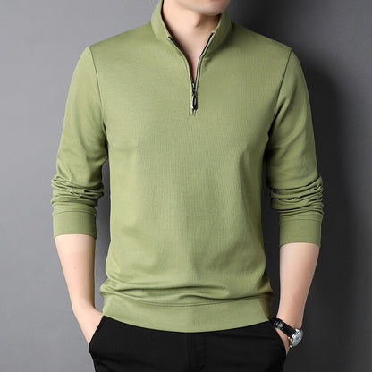 Men's turtleneck pullover with zipper Chic und Stil