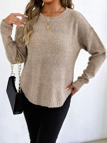 Pull en tricot décontracté pour femmes avec motif structuré de haute qualité Chic und Stil