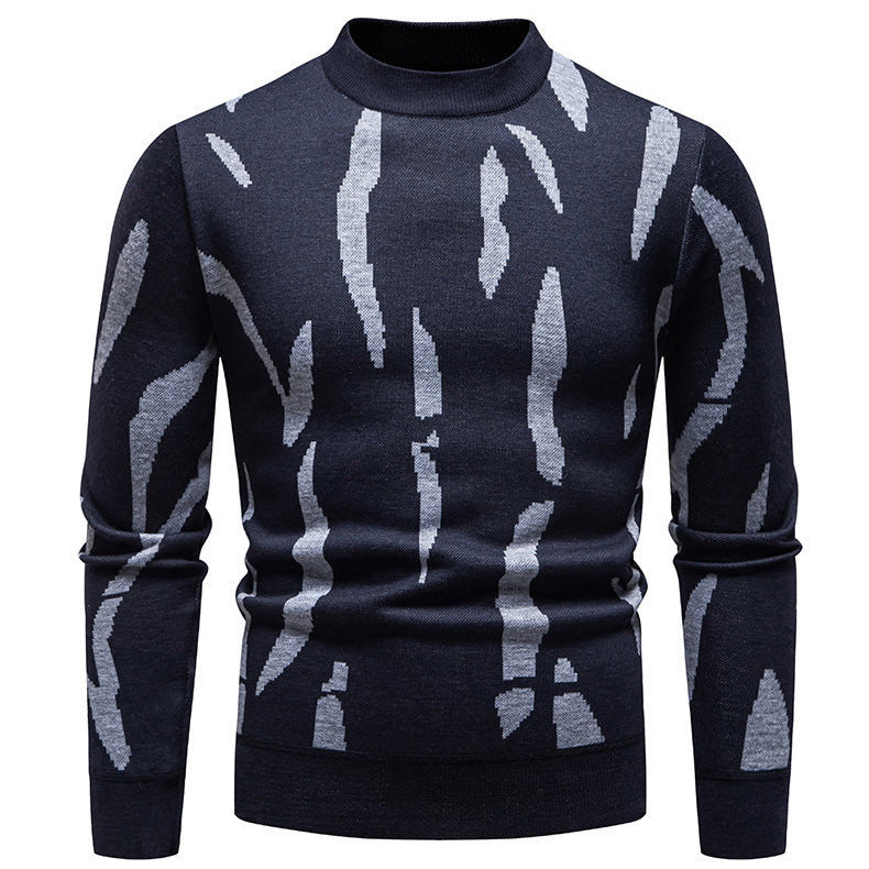Pull mode pour hommes avec motif graphique Chic und Stil