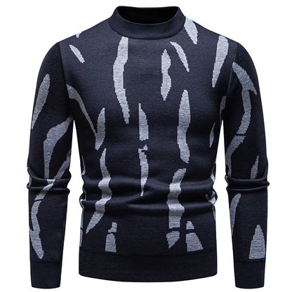 Pull mode pour hommes avec motif graphique Chic und Stil