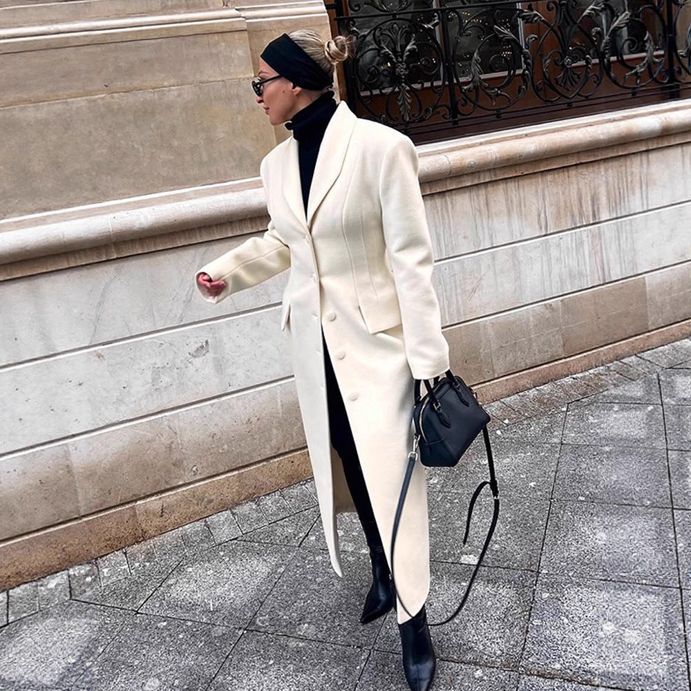 Dames Élégante Veste Oversized Chic und Stil