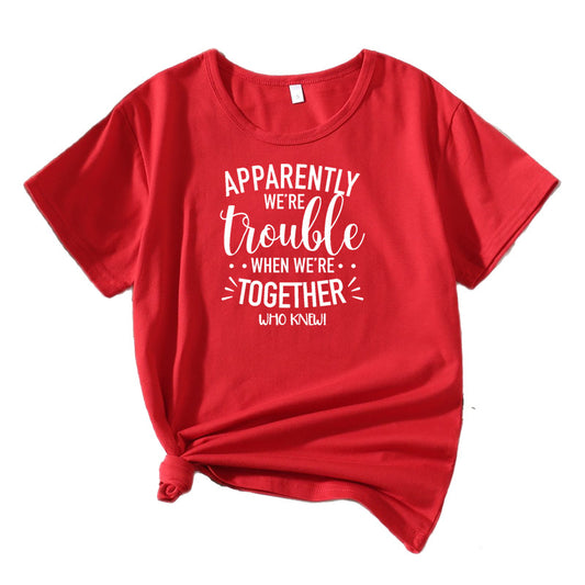 T-shirt graphique de loisirs pour femmes Chic und Stil 1751262403