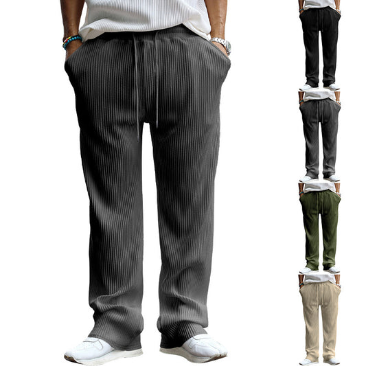 Ladies High Quality Chic Pleated Pants