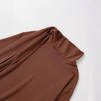 Pull en tricot décontracté pour femmes avec col asymétrique Chic und Stil