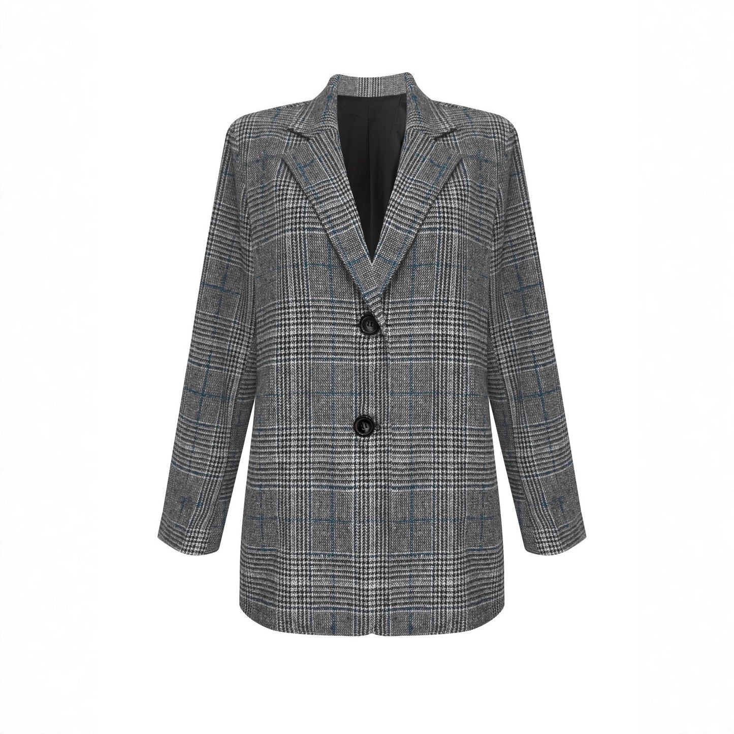 Blazer carré pour dames avec coupe classique et détails élégants Chic und Stil