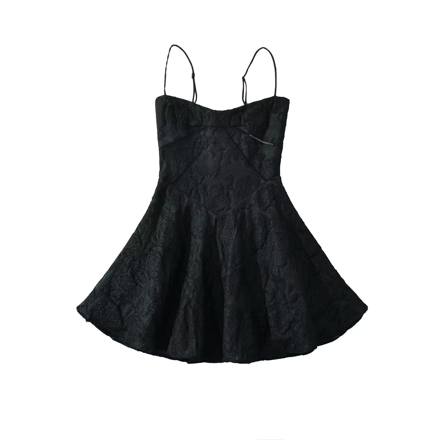 Robe dames avec motif floral en dentelle et bretelles réglables Chic und Stil