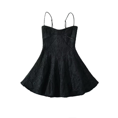Robe dames avec motif floral en dentelle et bretelles réglables Chic und Stil