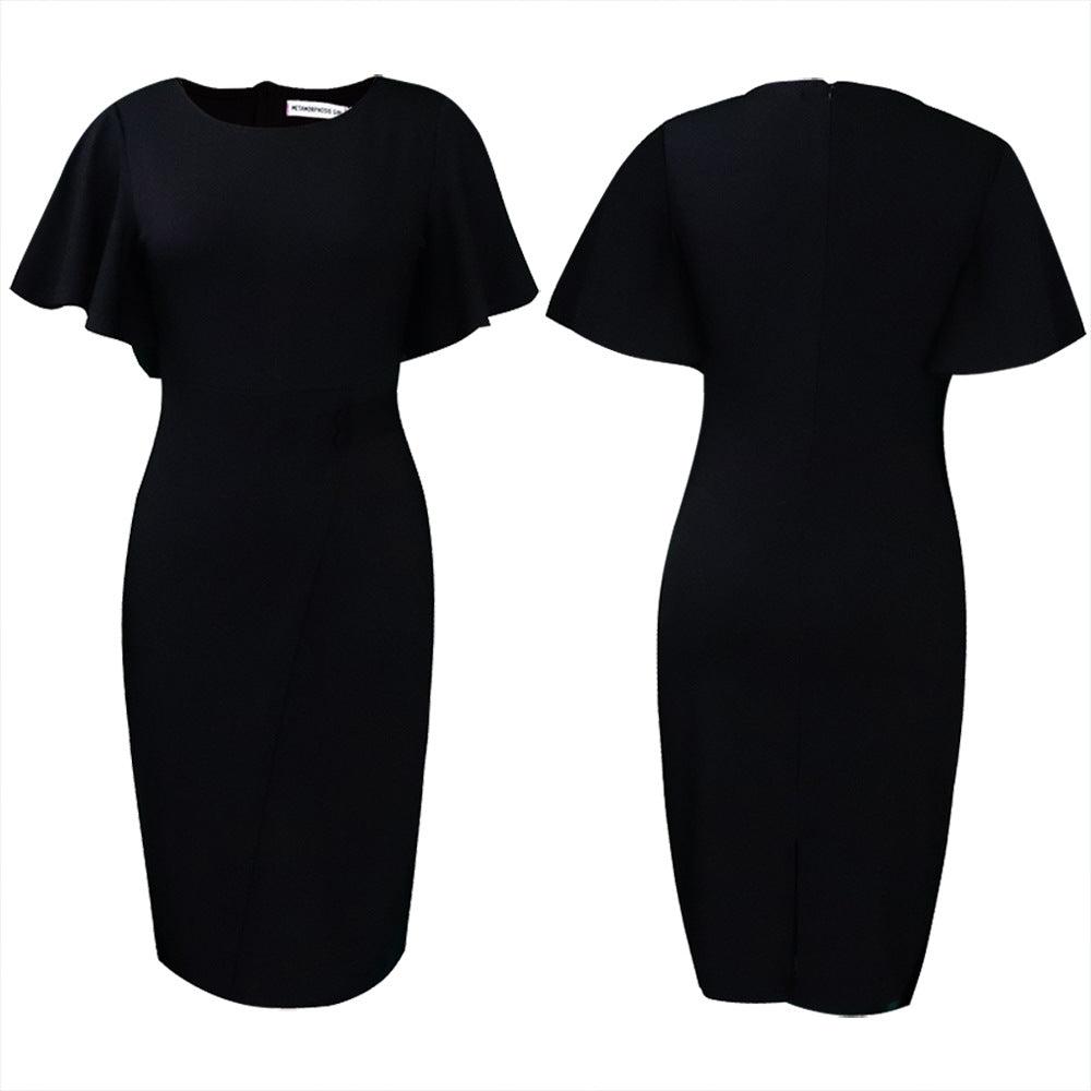 Robe fourreau pour femmes avec des manches cloche élégantes et une coupe cintrée Chic und Stil