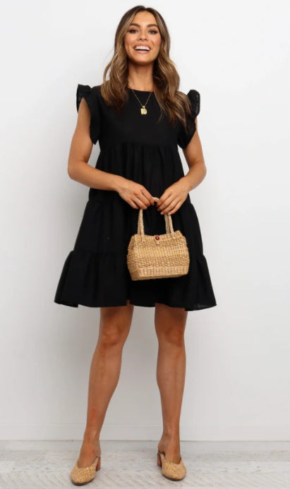 Robe d'été à volants Chic und Stil pour femmes