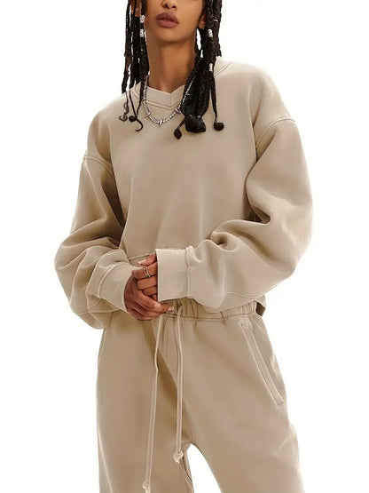 Pull-over sweat décontracté oversized pour dames avec une coupe décontractée Chic und Stil
