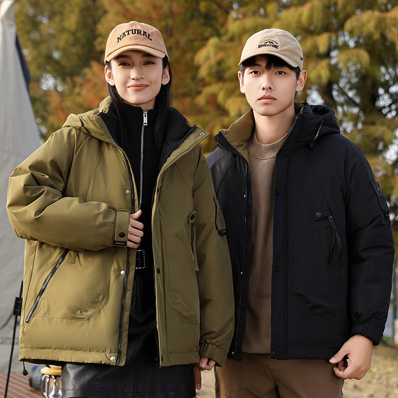 Veste de plein air isolée pour femmes avec capuche réglable et poches zippées fonctionnelles Chic und Stil