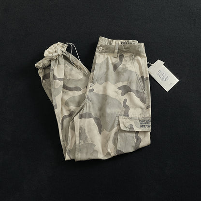 Cargo pants for women with versatile pockets and modern camouflage design Chic and Style