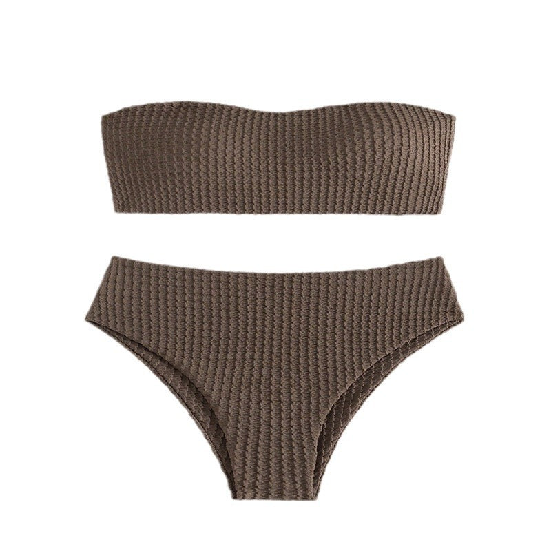 Dames Ensemble de bikini bandeau structuré Chic und Stil