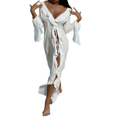 Robe de plage bohème décontractée pour dames Chic und Stil