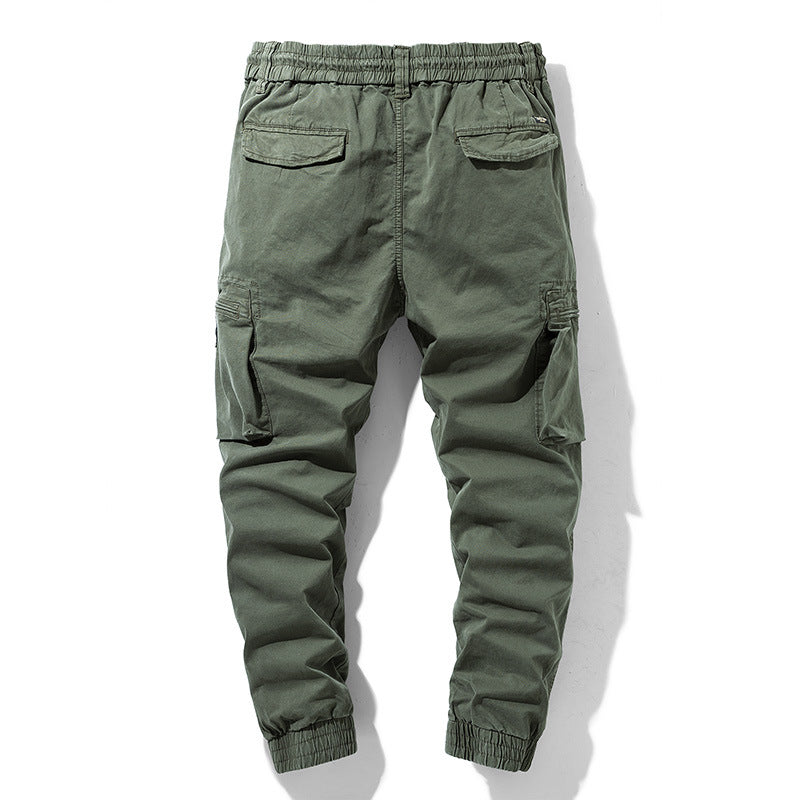 Men's cargo pants with practical side pockets and elastic waistband Chic and Style