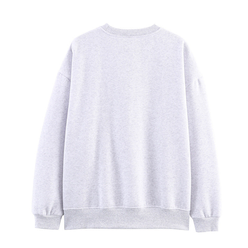 Pull décontracté pour femmes avec impression graphique ludique et coupe relaxe Chic und Stil