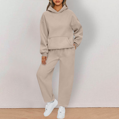 Dames confortables Oversized sweats avec poche kangourou Chic und Stil