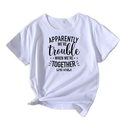 T-shirt graphique de loisirs pour femmes Chic und Stil 1751262403